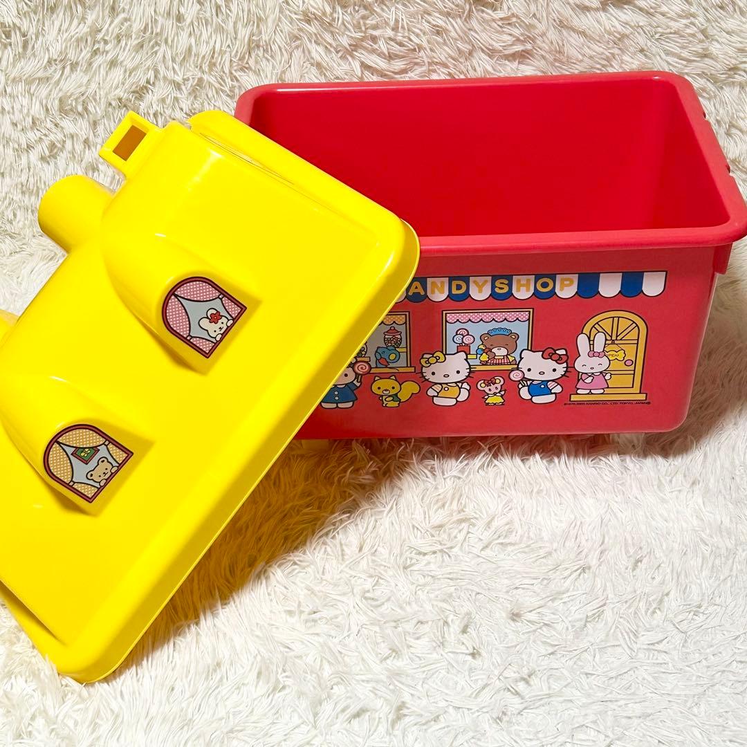 【希少 美品】サンリオ ハローキティ キャンディ ショップ コンテナ 収納BOX