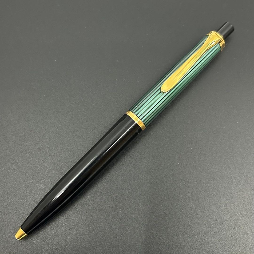 ペリカン スーべレーン k400 グリーンストライプ 緑縞 ボールペン