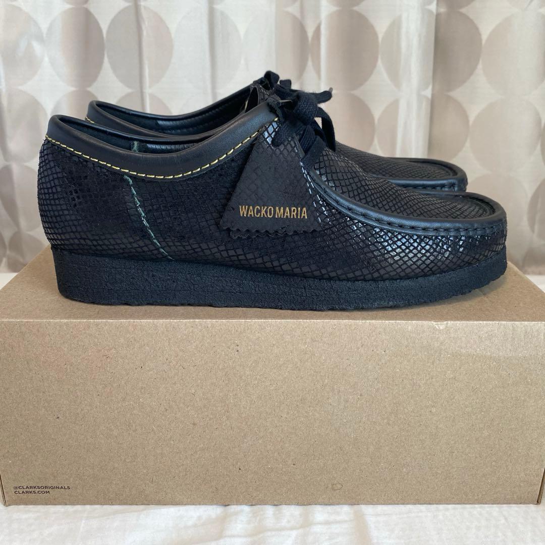 靴 CLARKS WACKO MARIA WALLABEE SNAKE