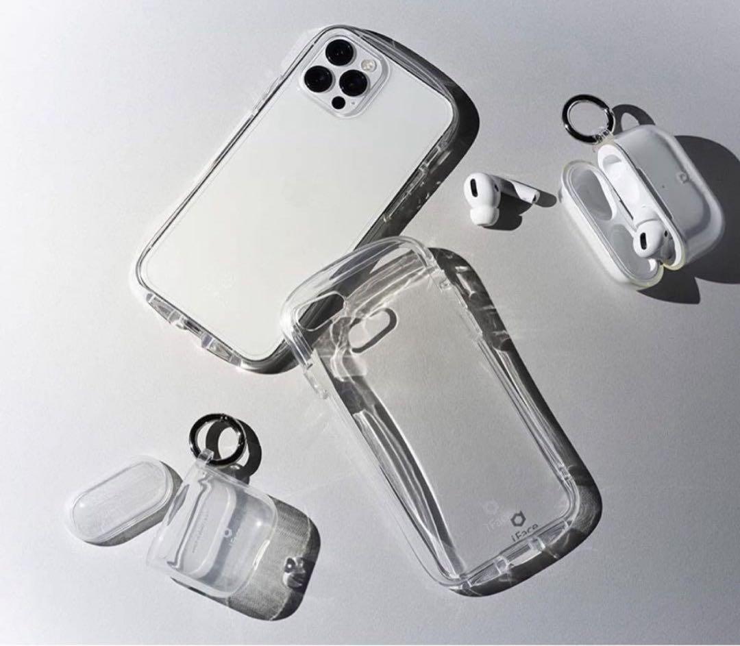 iPhone 14pro 用 透明カバー 韓国 耐衝撃 透明 ストラップホール