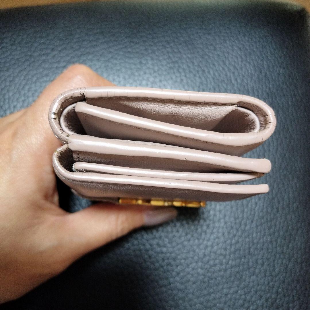 最終お値下げ SAINT LAURENT ピンク 三つ折り財布