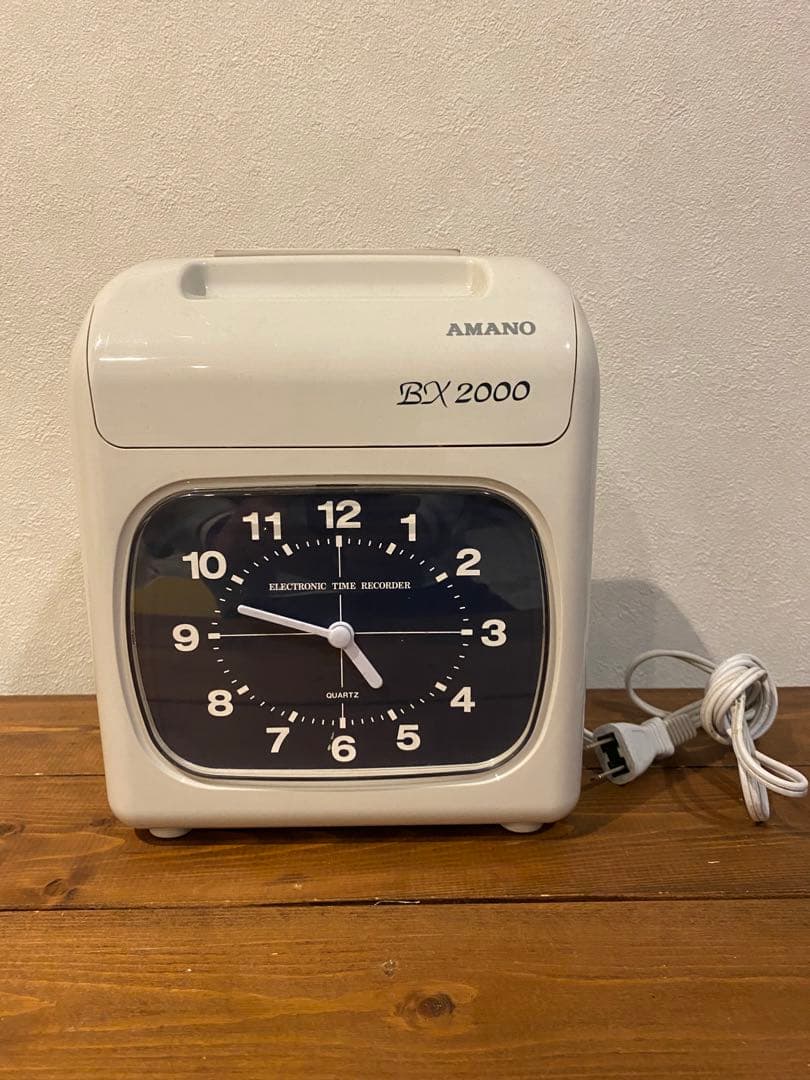 美中古 AMANO アマノ 電子タイムレコーダー BX2000