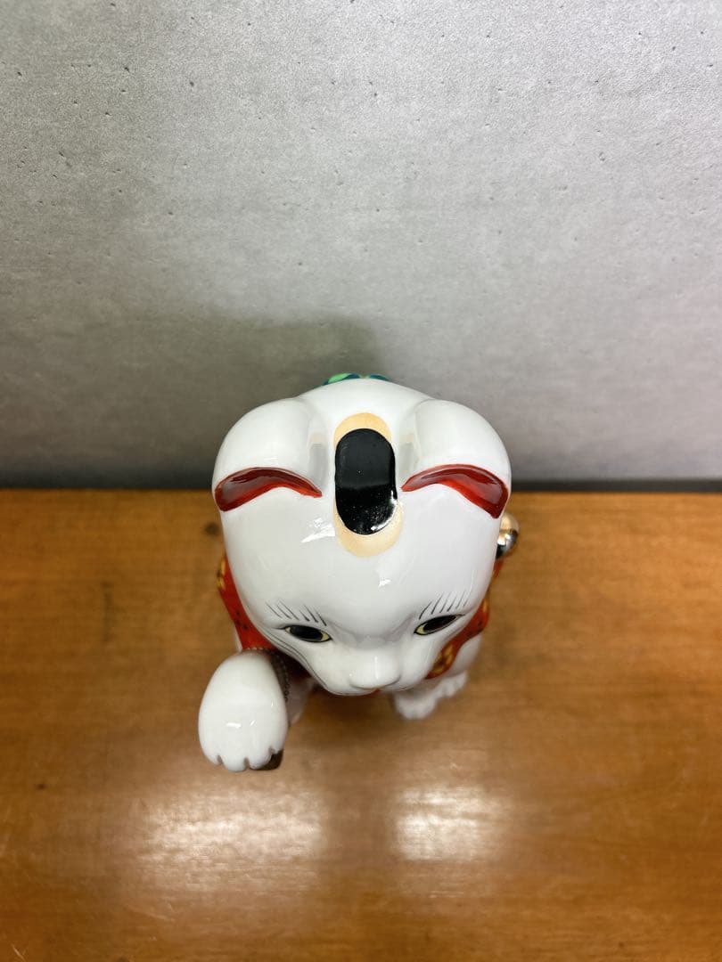 アンティーク　まねき猫　招き猫　磁器独特　素敵な招き猫　伊万里　焼物コレクション