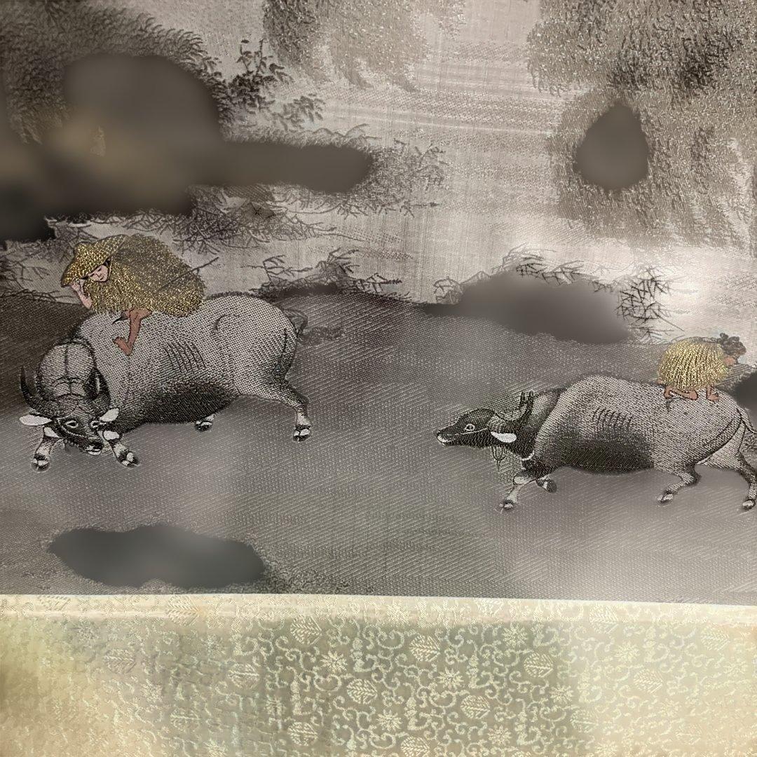 故宮名画　風、雨帰牧図