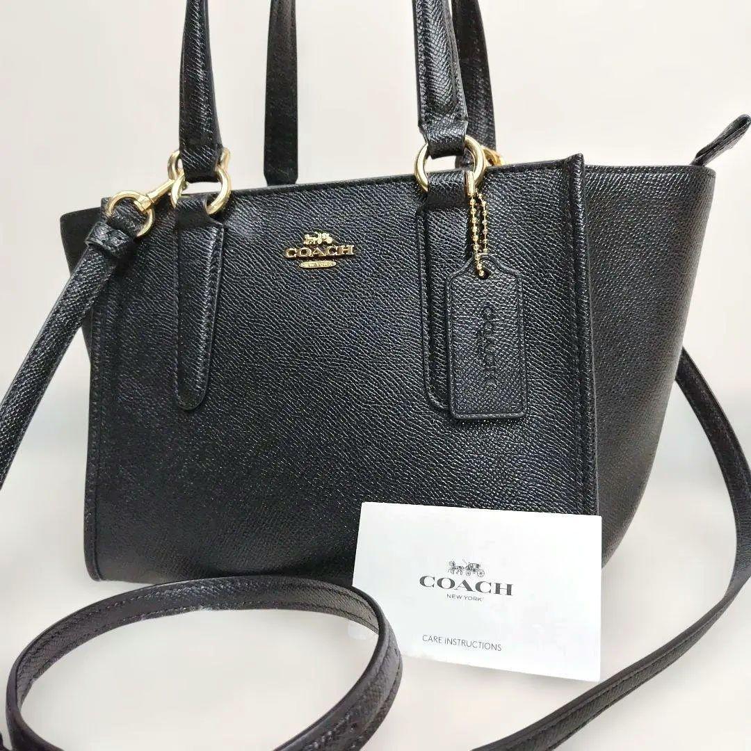 ✨極美品✨ COACH ショルダーバッグ レザーブラックF11925 2way