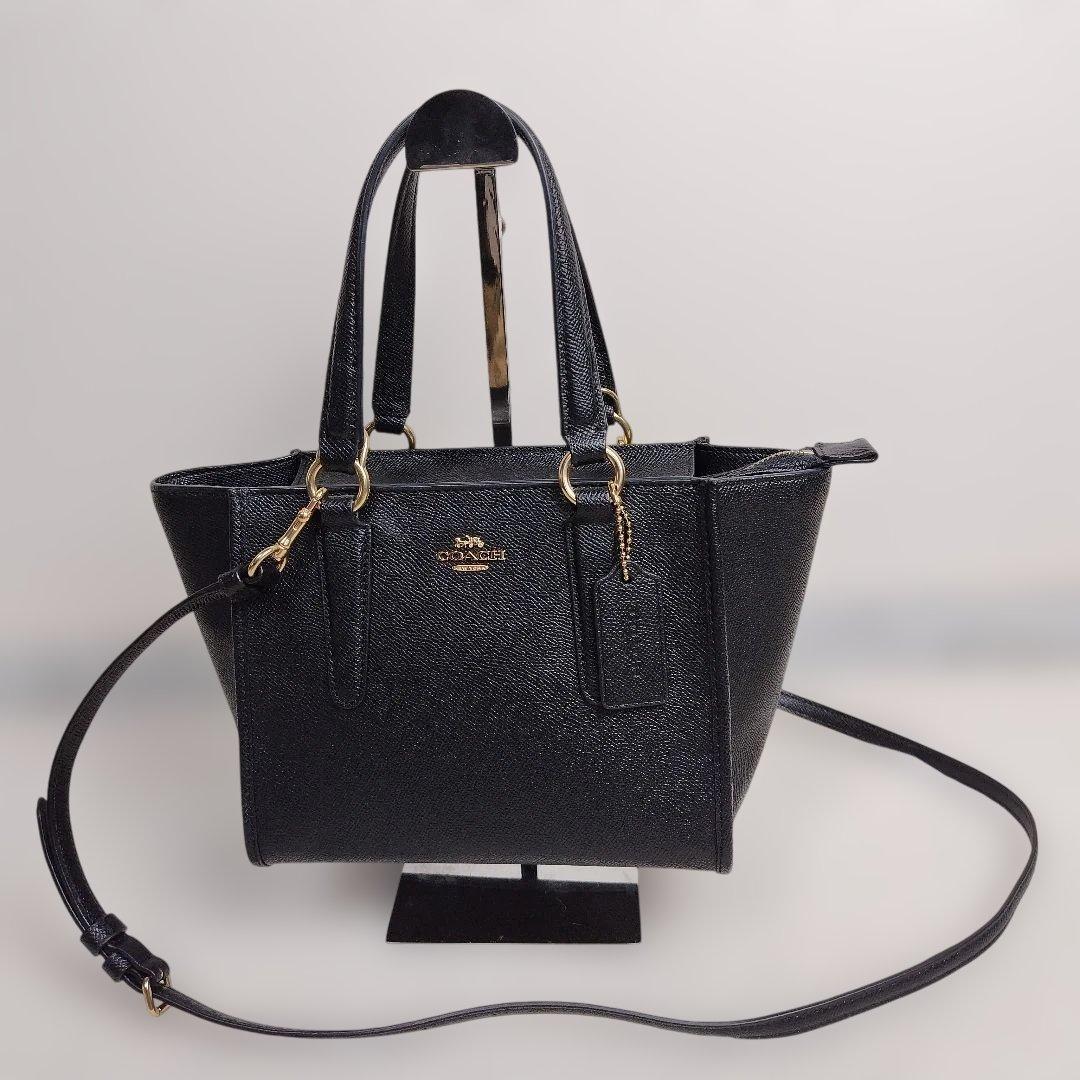 ✨極美品✨ COACH ショルダーバッグ レザーブラックF11925 2way
