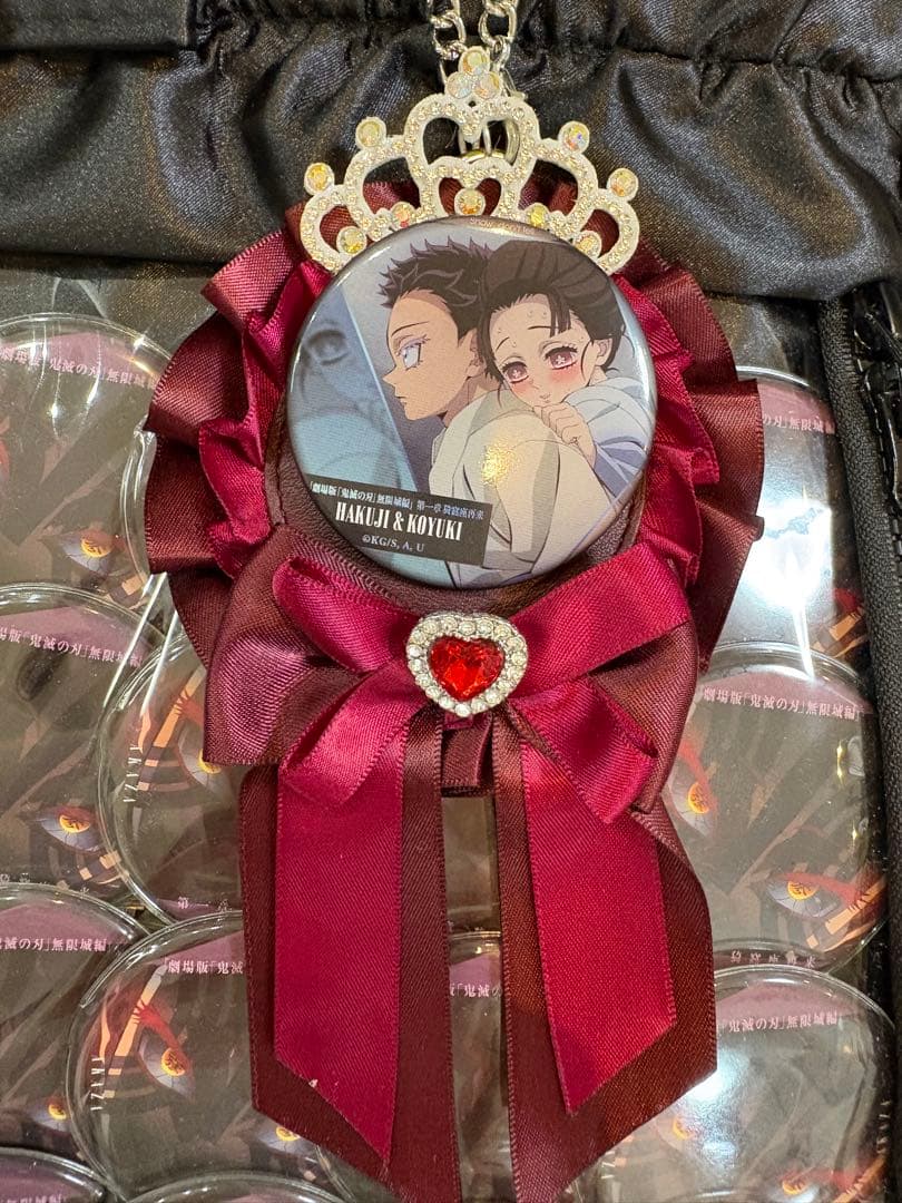 猗窩座　痛バッグ　トートバッグ　バッジ