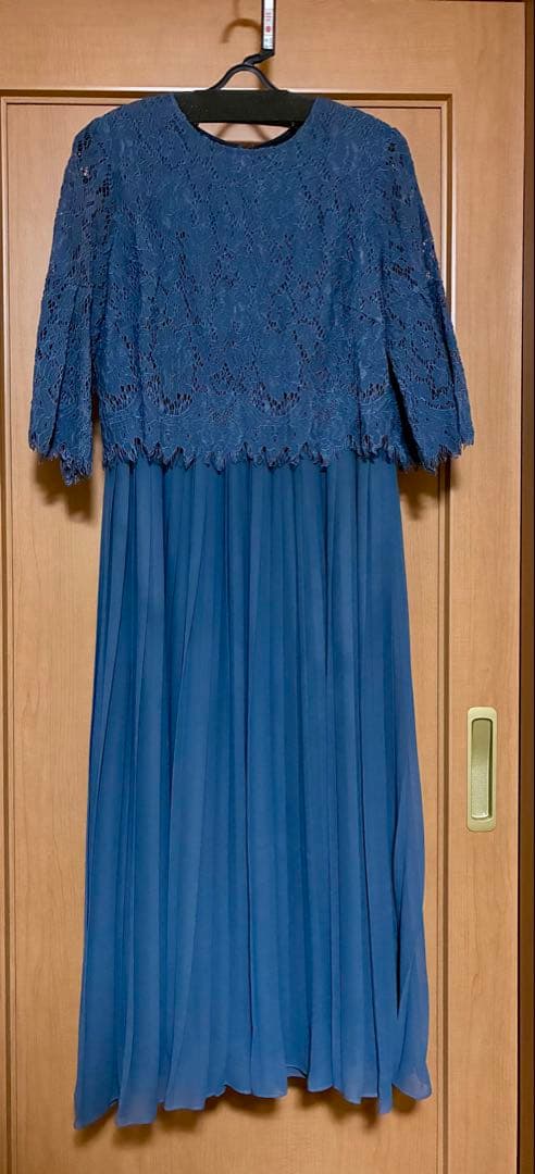 【GIRL】パーティードレス オケージョンドレス BLUE 2L