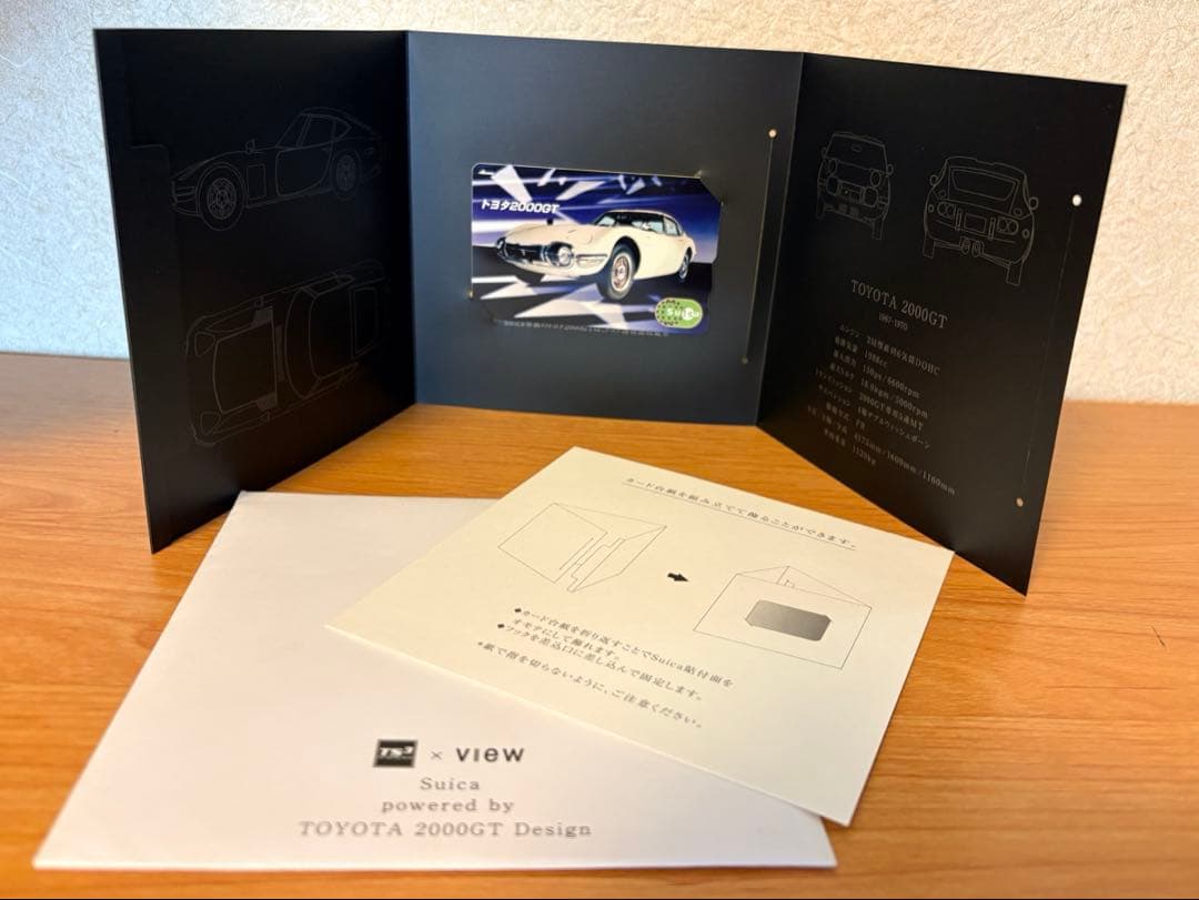 【新品未使用】記念Suica 限定　トヨタ2000GT Suica機能使用不可