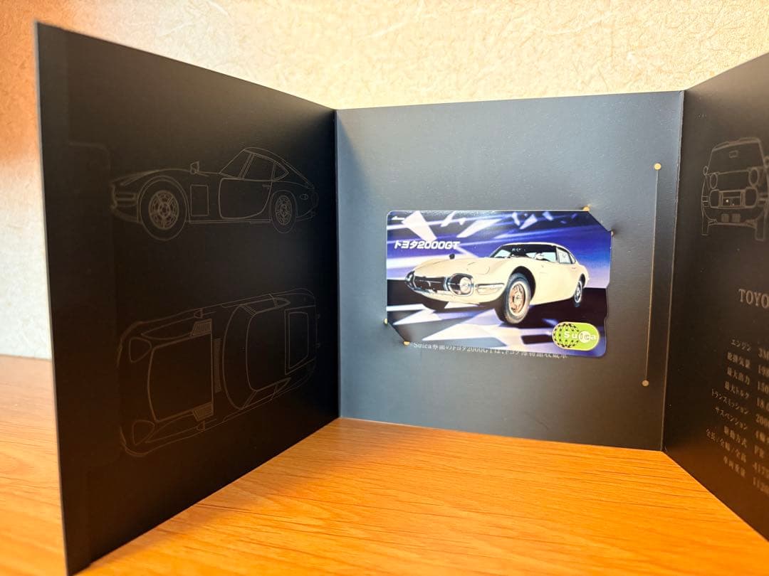 【新品未使用】記念Suica 限定　トヨタ2000GT Suica機能使用不可