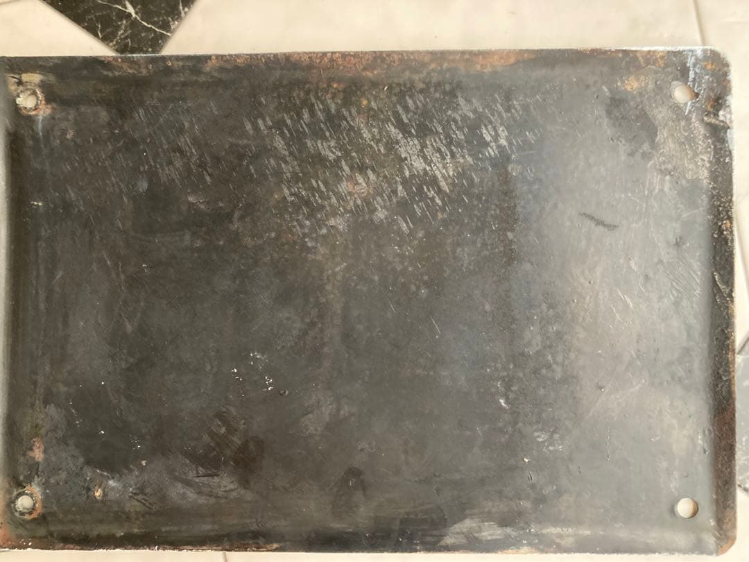 【レア】フランス　エナメル　アンティーク　ヴィラサイン　ホーローサインプレート