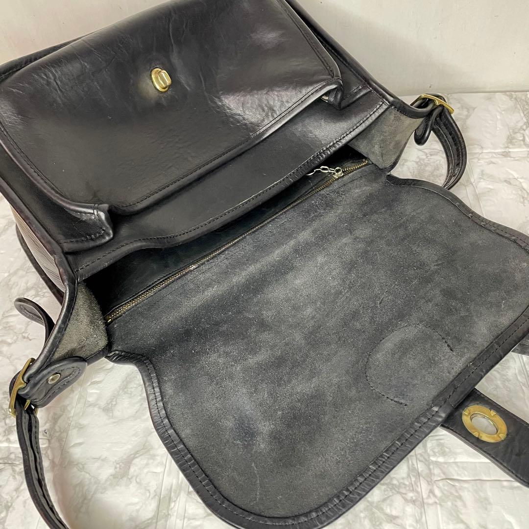 Vintage Coach オールドコーチ ショルダーバッグ USA ネイビー