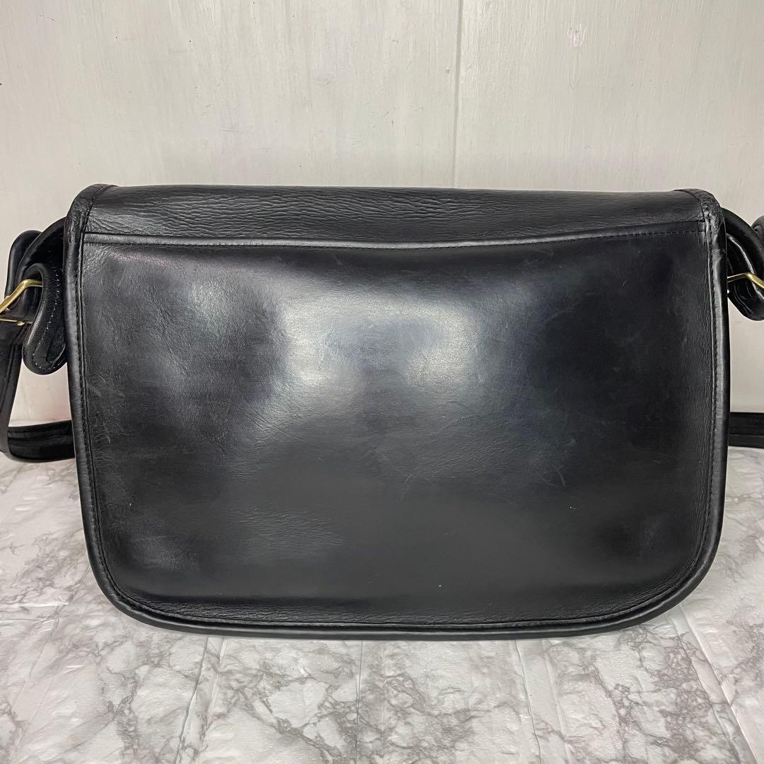 Vintage Coach オールドコーチ ショルダーバッグ USA ネイビー