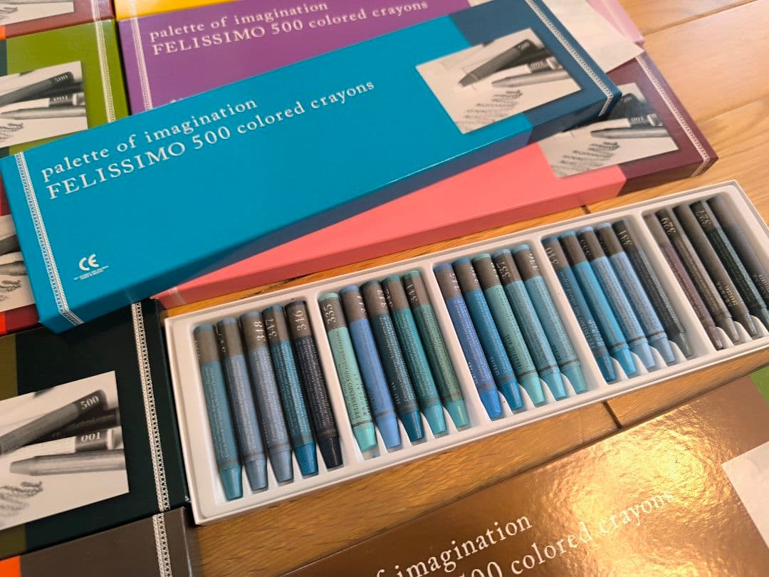 フェリシモ クレヨン 500色セット 新品