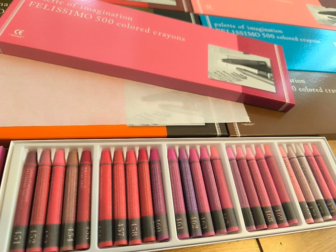 フェリシモ クレヨン 500色セット 新品
