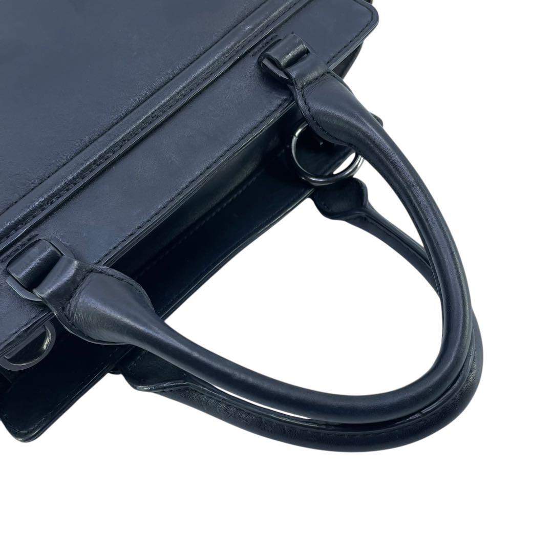 DIESEL ディーゼル BADIA ブラック黒 カウレザー2wayハンドバッグ