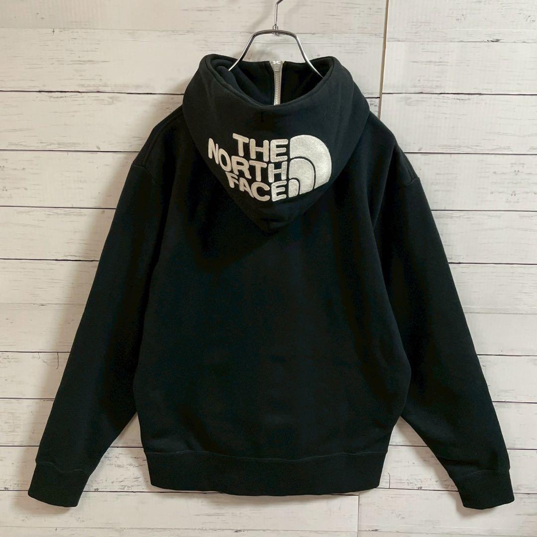 1【即完売モデル】ザノースフェイス☆フード刺繍　リアビュー☆370