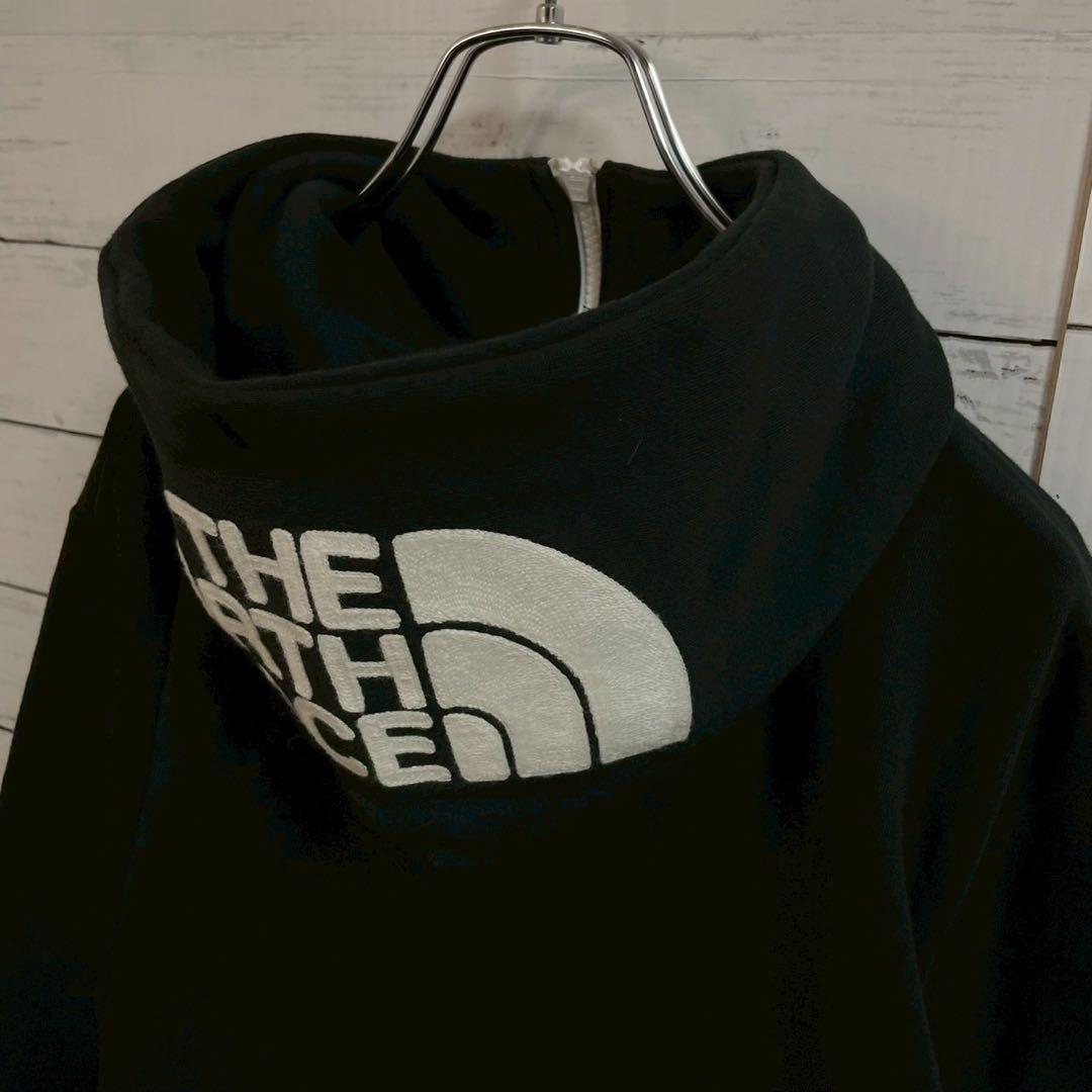 1【即完売モデル】ザノースフェイス☆フード刺繍　リアビュー☆370