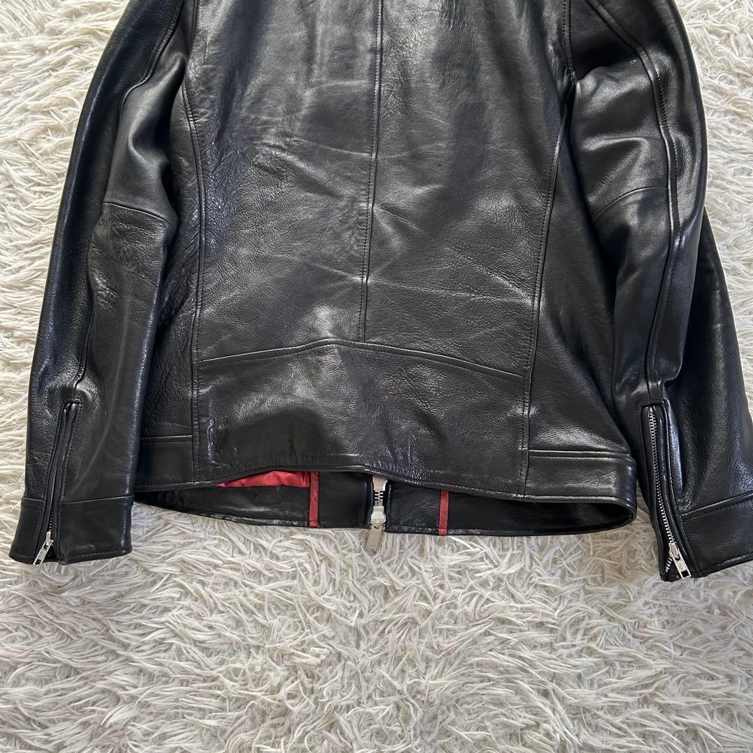 美品　近年　バッファローボブズ ライダース　羊革　シングル　IDEAL Lサイズ