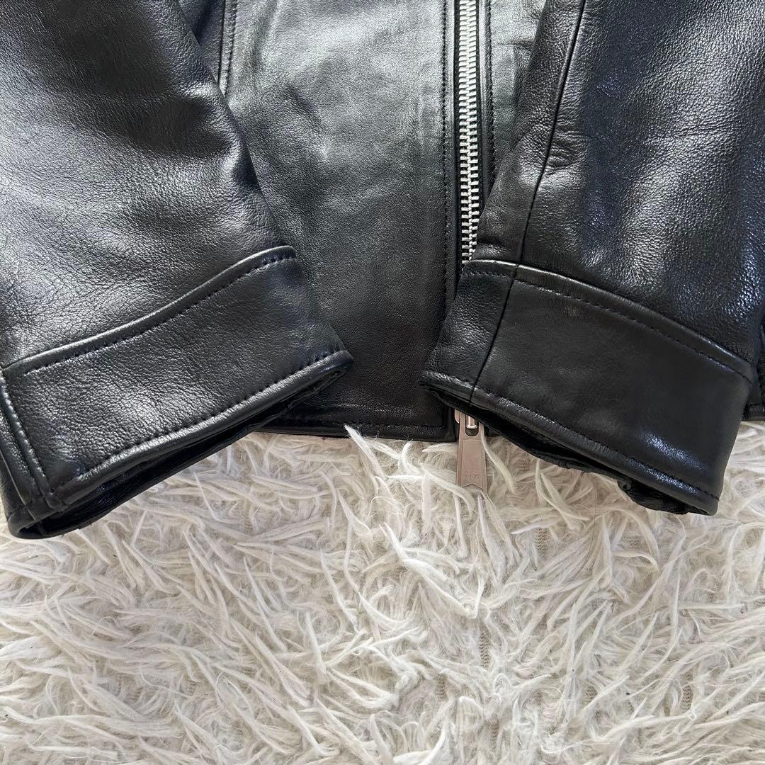 美品　近年　バッファローボブズ ライダース　羊革　シングル　IDEAL Lサイズ