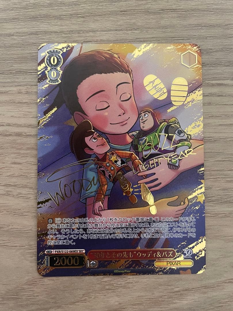 トイストーリー　ヴァイスシュヴァルツ“30年とその先も”ウッディ&バズSEC