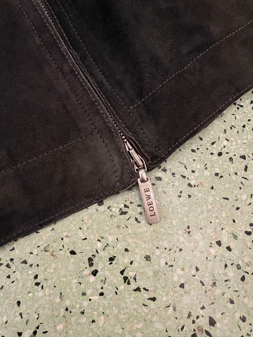 ジャケット・アウター LOEWE cordero lamb leather jacket black