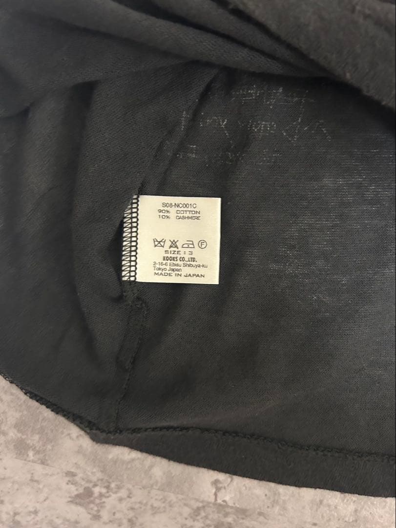 ナンバーナイン　SS08 シルク混　タンクトップ　Birds期　3