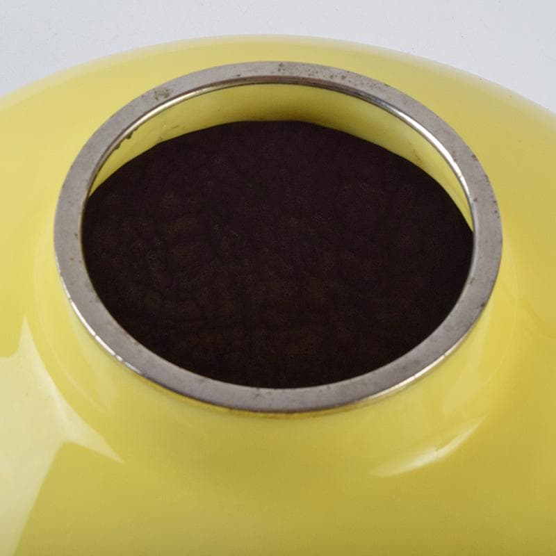 七宝焼　黄釉　花瓶　M　R9074B