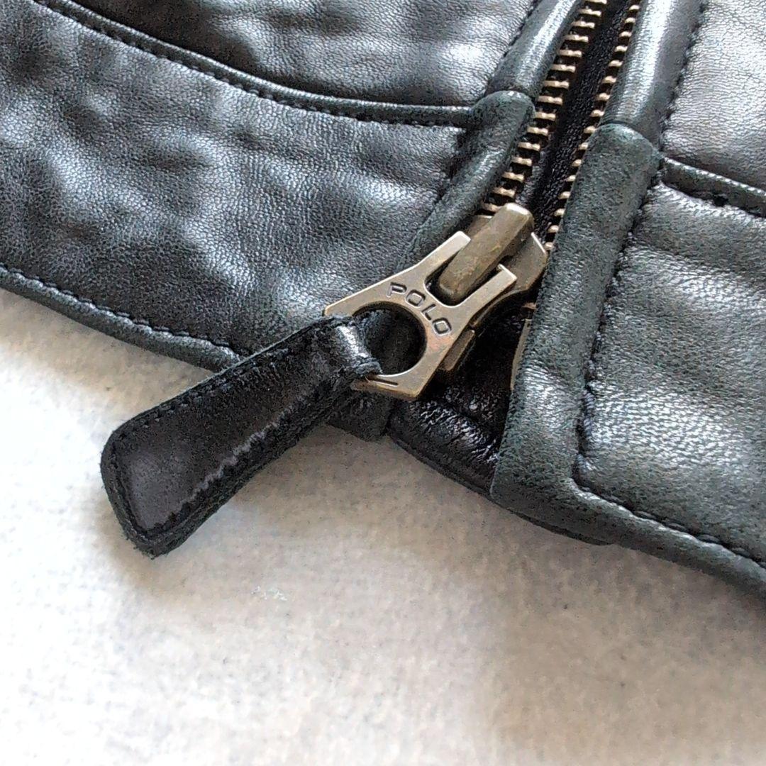 美品✨ 90S ポロバイラルフローレン シングルライダース M ブラウン