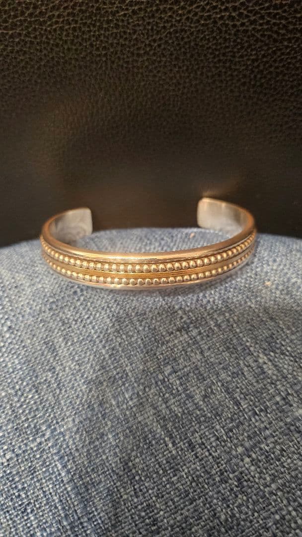 K2 ダニエル・マイク スターリングシルバー12Kコンビバングル