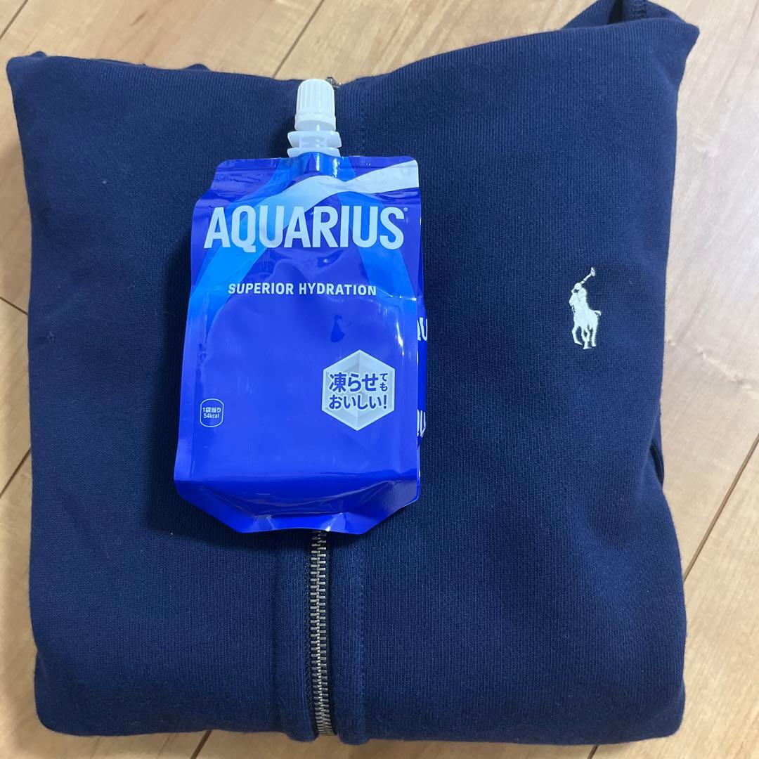美品POLO RalphLaurenポロラルフローレンロゴジップアップパーカー