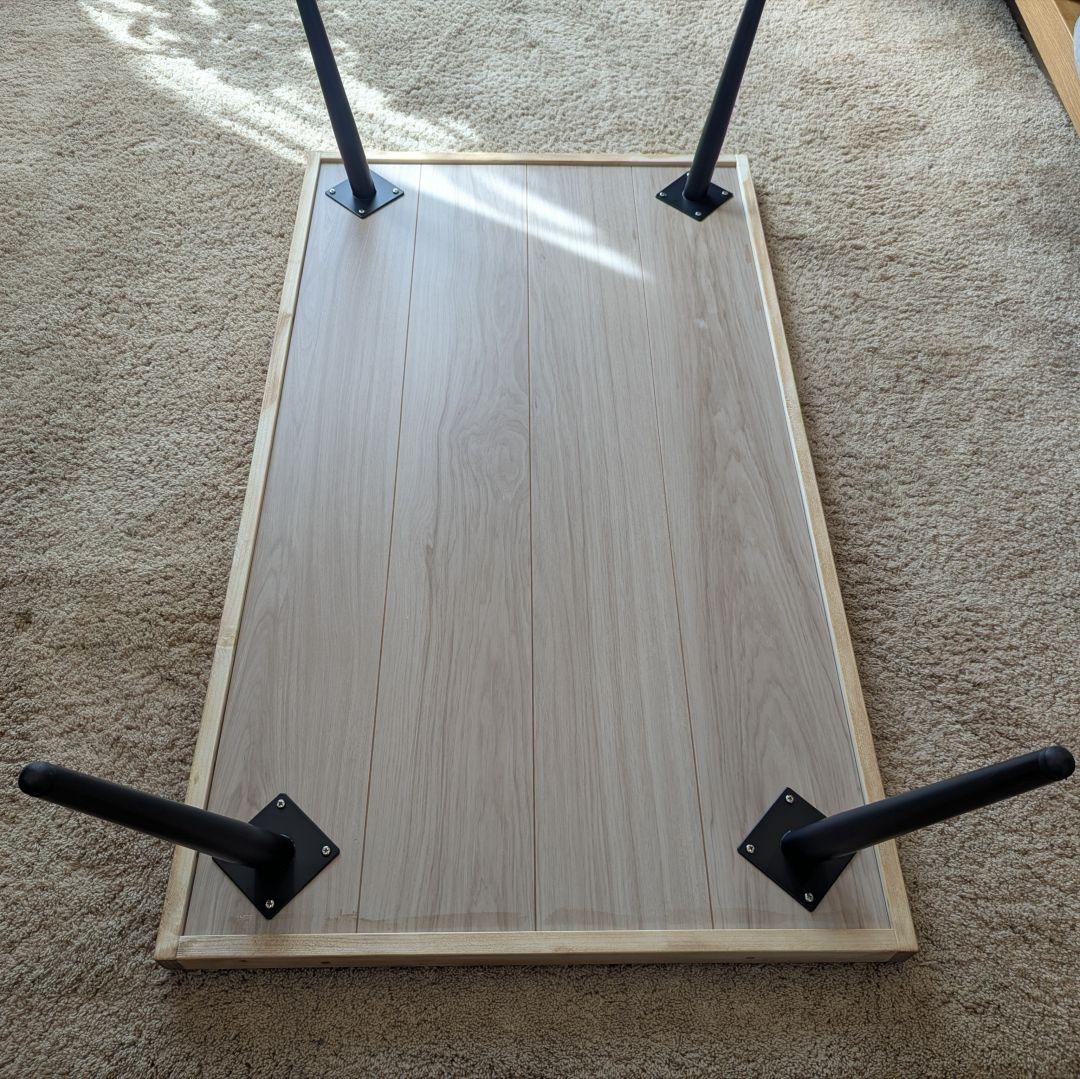 木製　ローテーブル　✨　サイドテーブル　ハンドメイド　古材風　即納　大きめサイズ