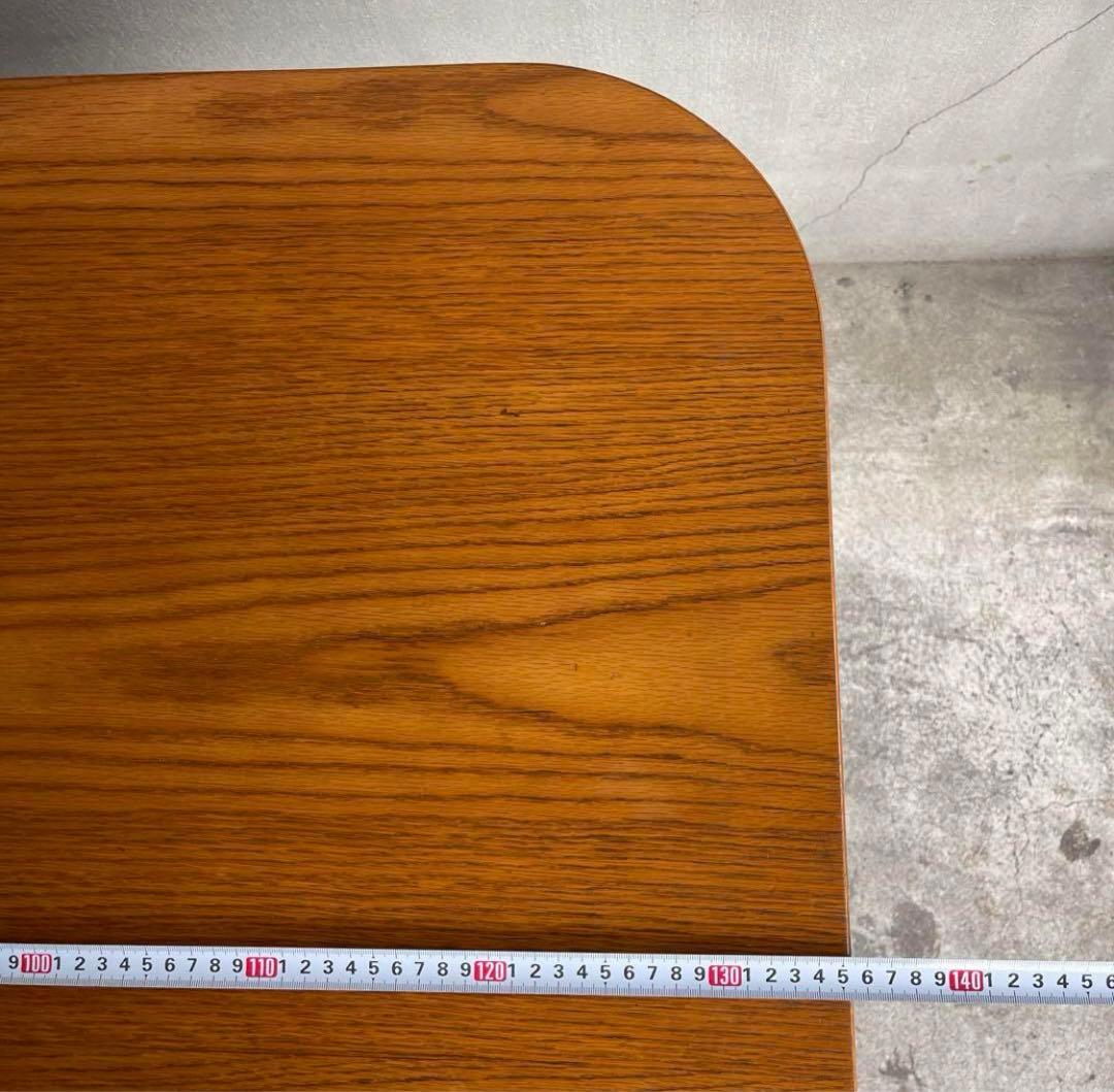 【ママりん】オールドビンテージ バタフライテーブル オーク材　無垢