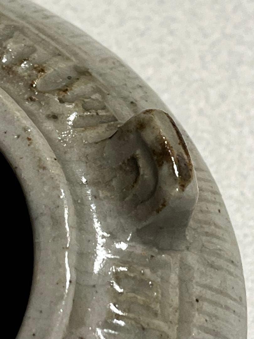 香炉　萬古焼　春山