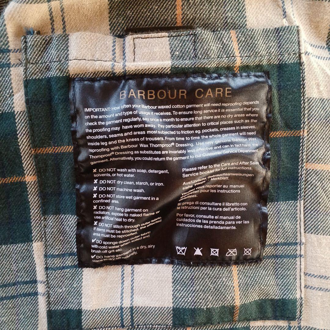 Barbour(バブアー) オイルドジャケット\"ビデイル\"グリーン Mサイズ相当