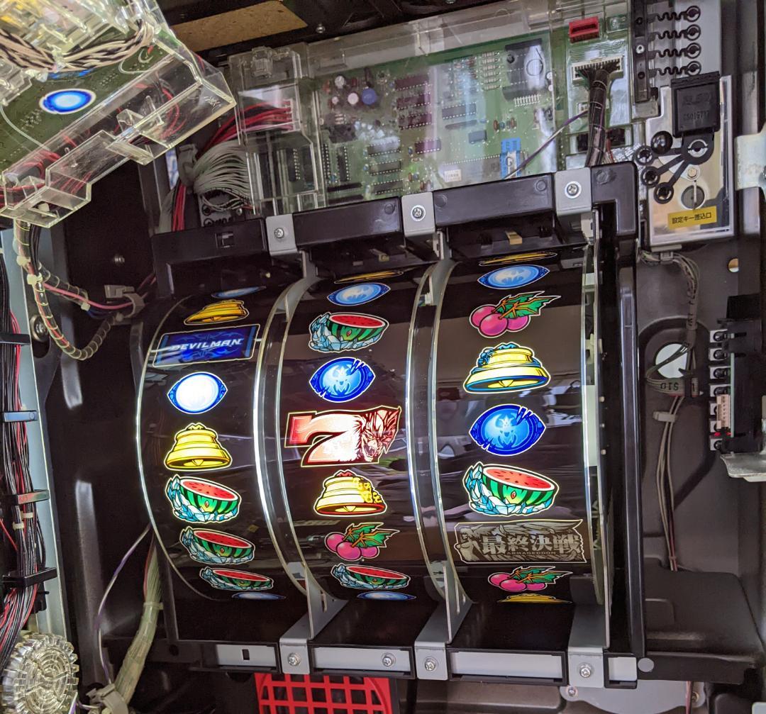 地域限定/送料無料　パチスロ実機　デビルマンII悪魔復活　不要機付