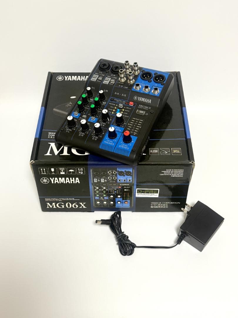 YAMAHA 6チャンネルミキシングコンソール MG06X ヤマハ