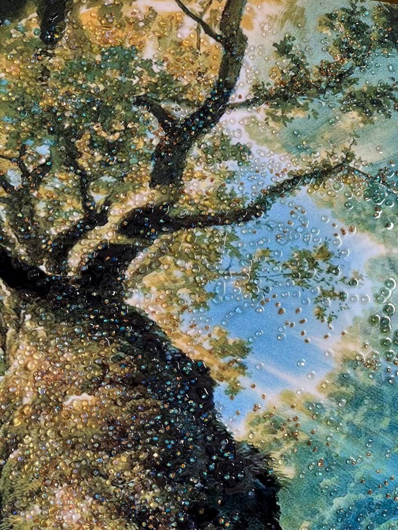 クリスタルアート　ピクチャー　水晶絵