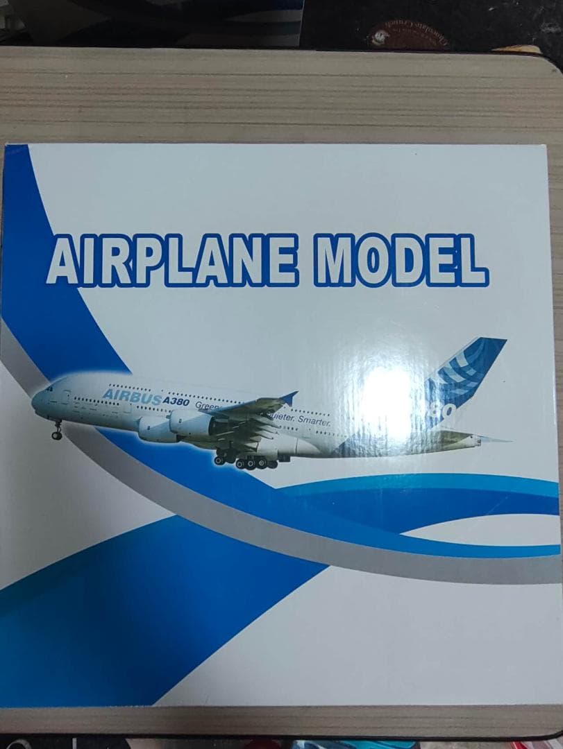 中古品　飛行機模型　ANA　全長約47cm　ボーイング　B747　スタンド付