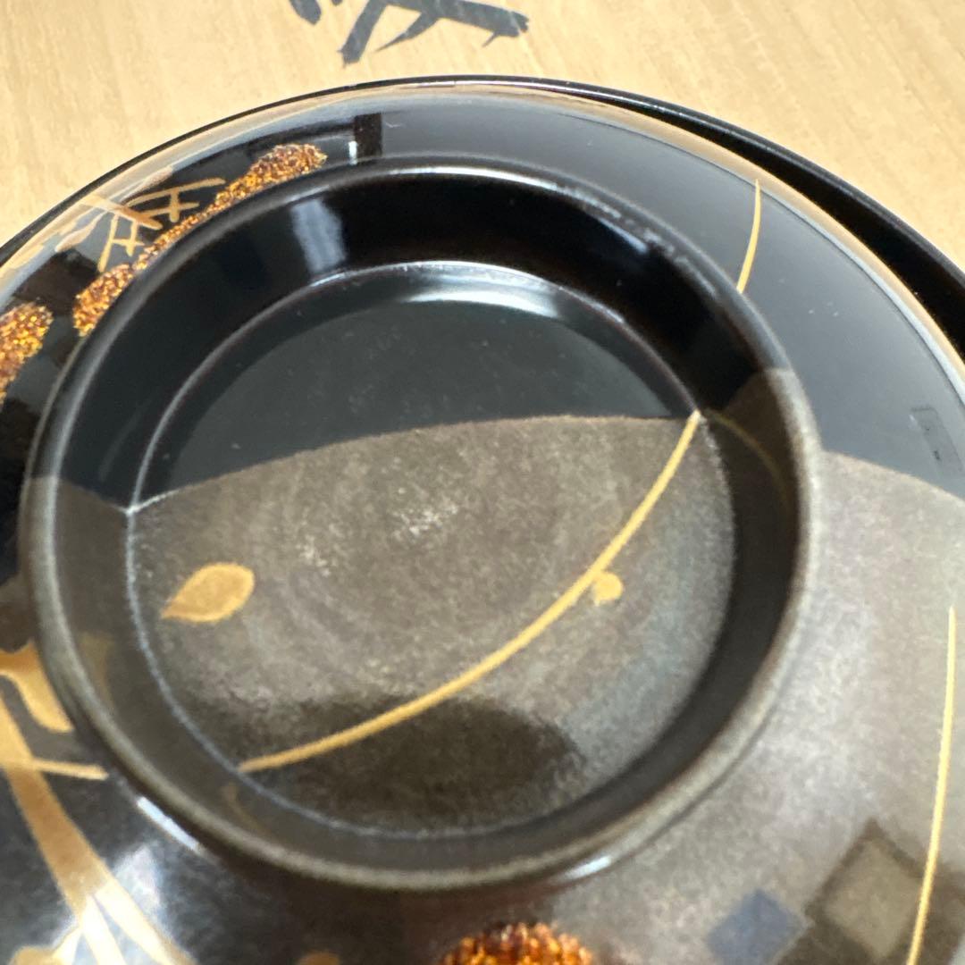 輪島塗 吸い物椀 5客セット / 木箱入り