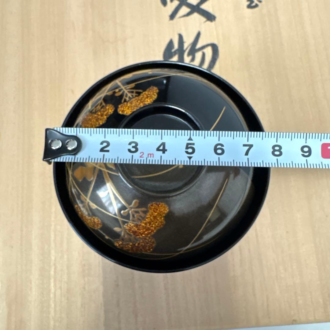 輪島塗 吸い物椀 5客セット / 木箱入り