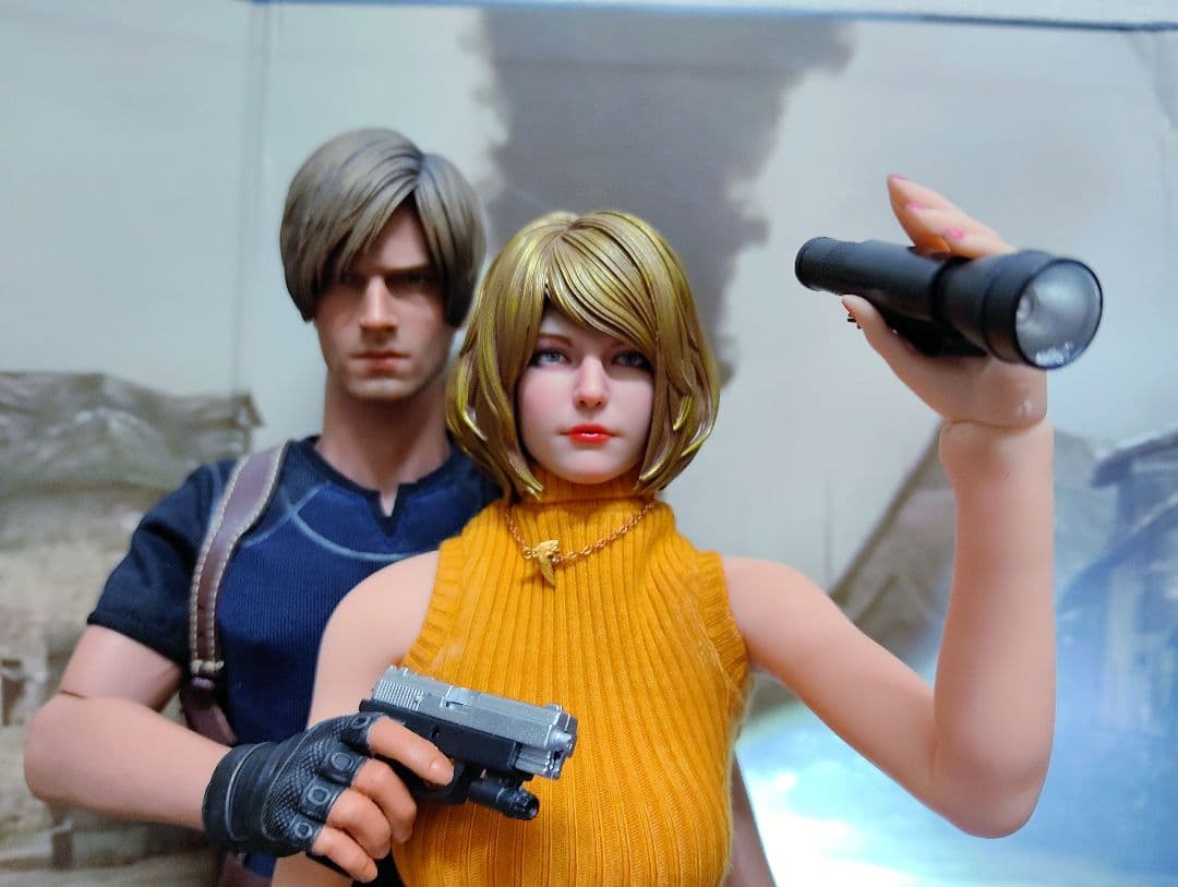 CAPCOM.[biohazard④.1/6(レオン＆アシュリー)]2体セット!