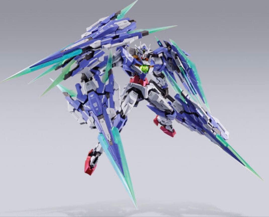 LBUILDダブルオークアンタ フルセイバーとフルセイバー用オプション付