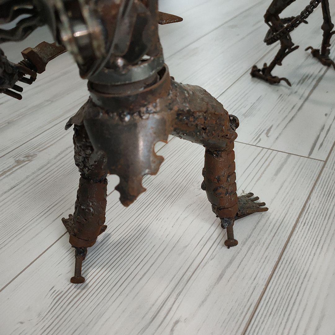 廃材メタルアート／エイリアンVSプレデター