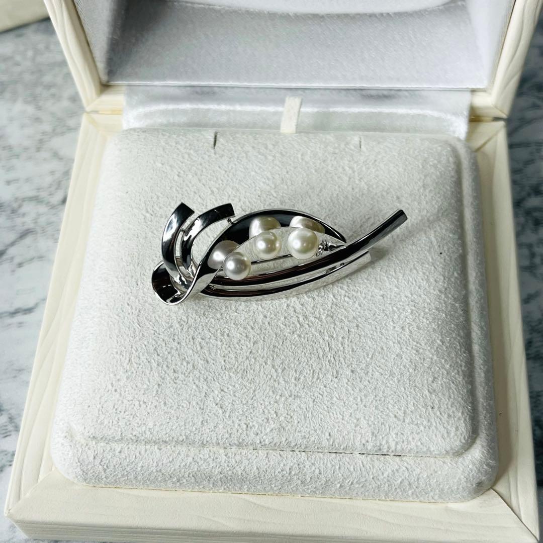 【美品✨】 MIKIMOTOブローチ アコヤ真珠 皇室御用達ブランド