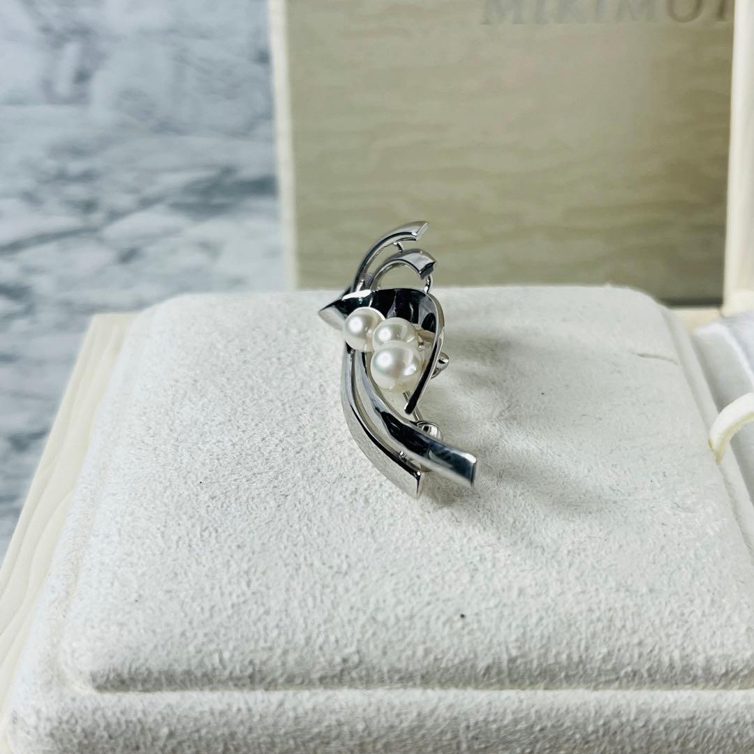 【美品✨】 MIKIMOTOブローチ アコヤ真珠 皇室御用達ブランド