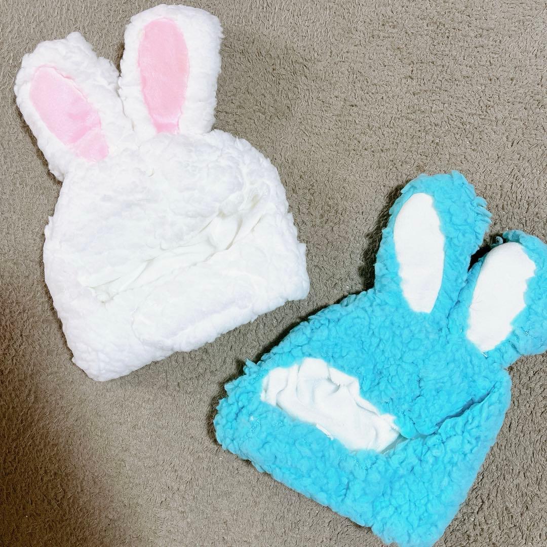 ペット用 被り物 帽子 小型犬 猫 ペット用 キャップ 2個セット 着脱便利