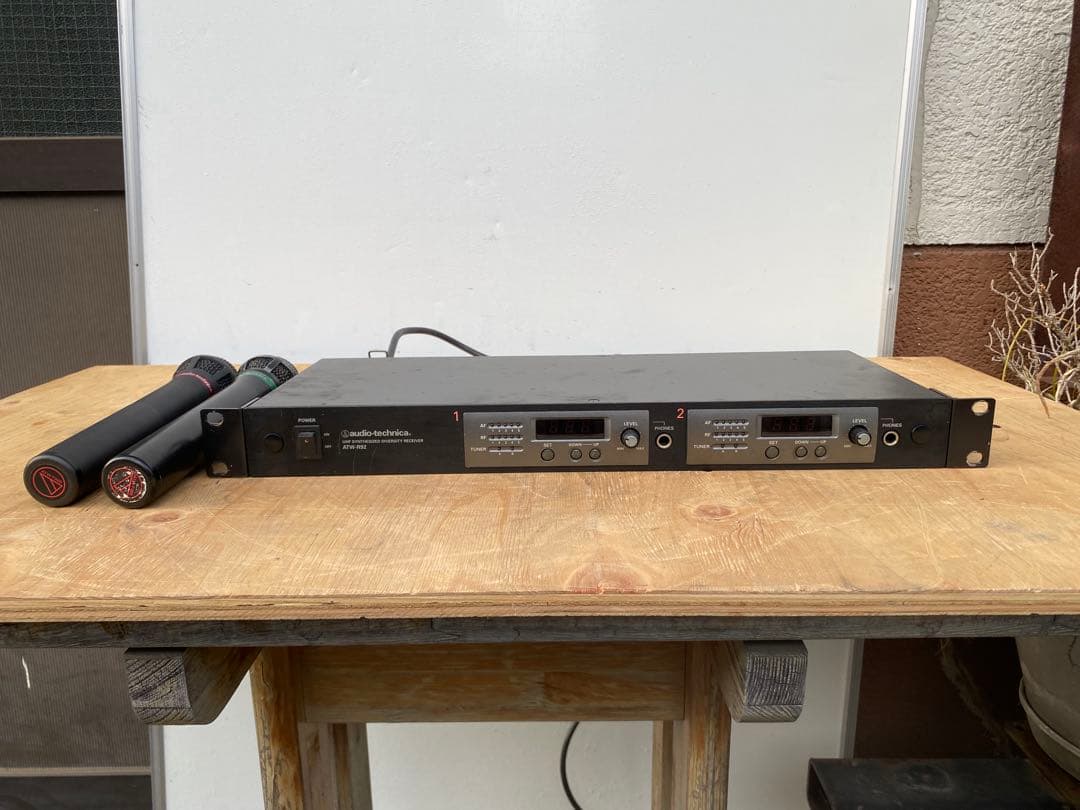 配信機器・PA機器・レコーディング機器 audio technica atw-r92 diversityreceiver