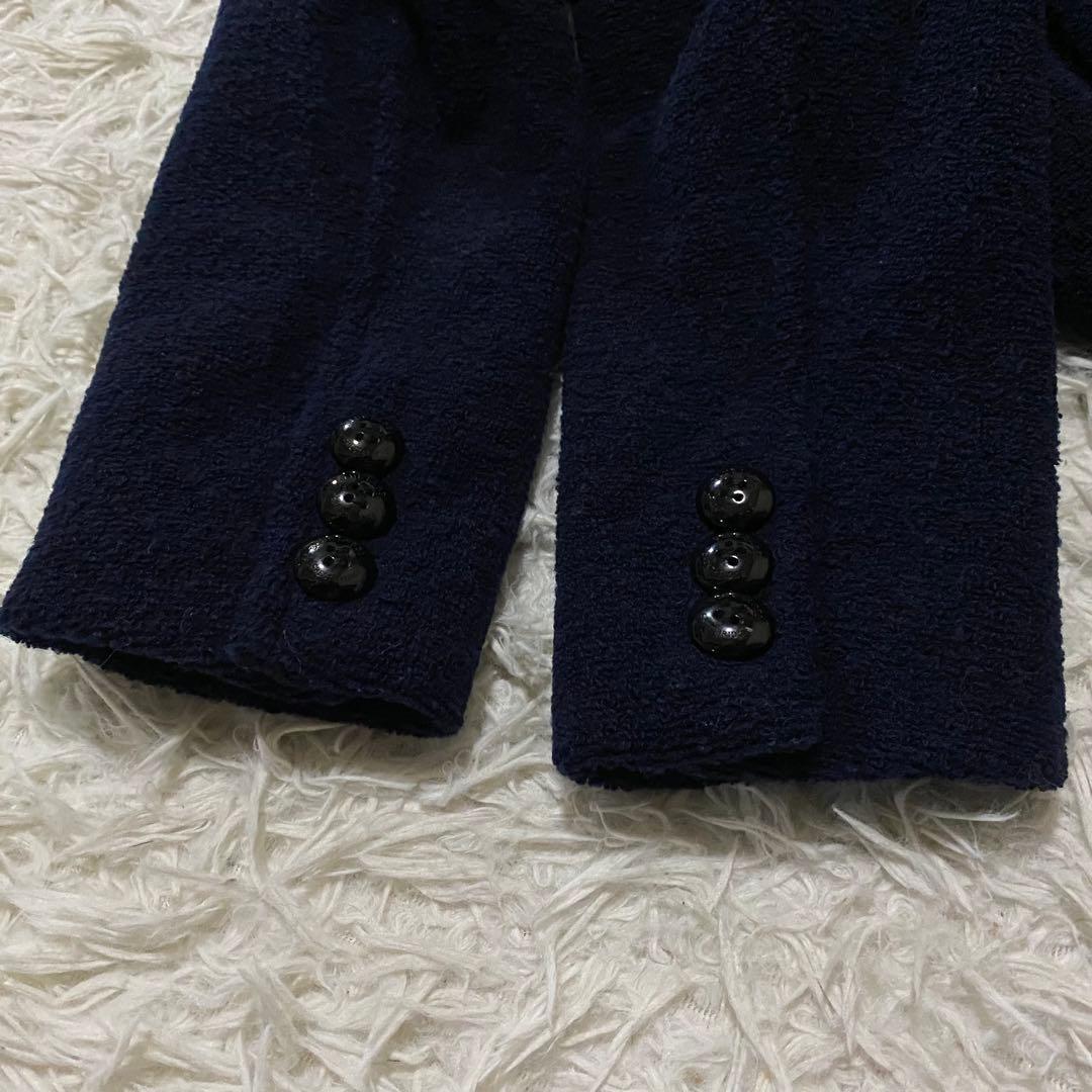 【美品】ブルーレーベルクレストブリッジ　チェスターコート　ネイビー　Mサイズ