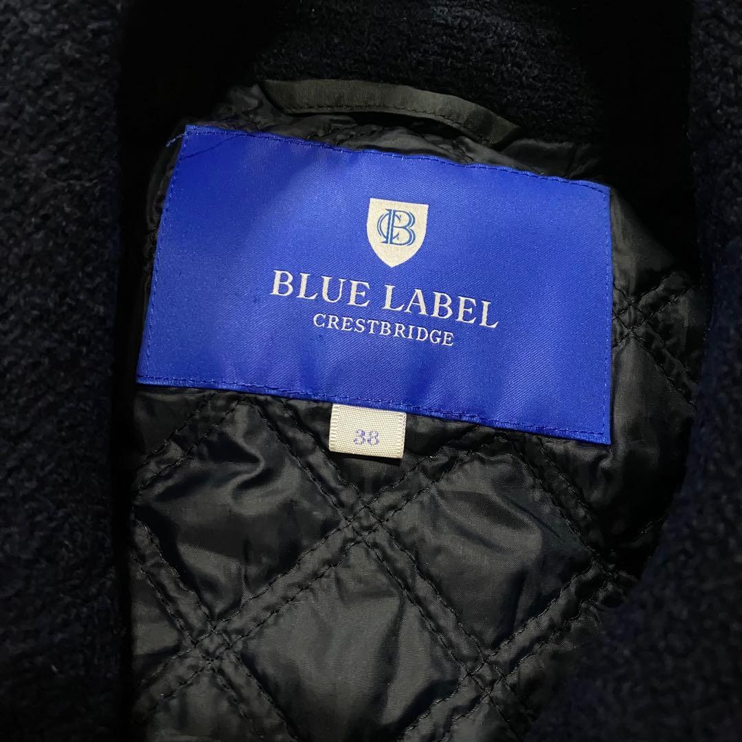 【美品】ブルーレーベルクレストブリッジ　チェスターコート　ネイビー　Mサイズ